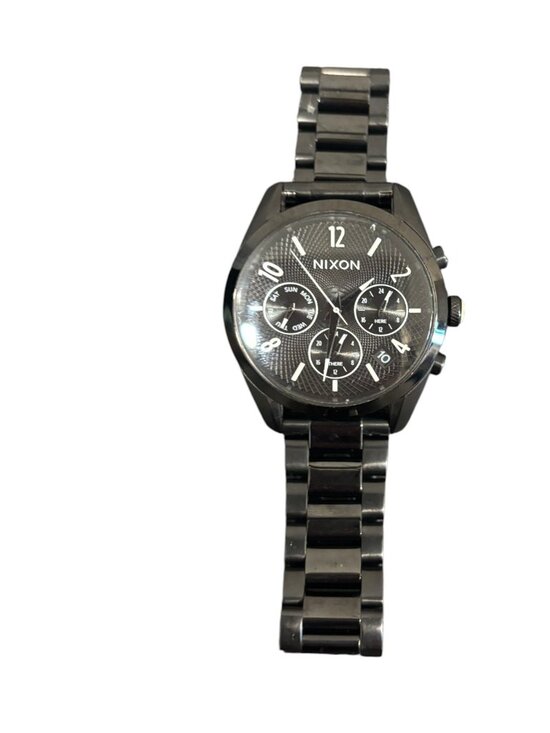 Nixon Accessories - Nixon Bullet Chrono Watch Black Stainless Steel Multi Dial Chronograph